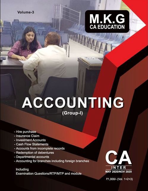 CA Intermediate Accounting (Group -1 Set of Volume 3) by M K Gupta