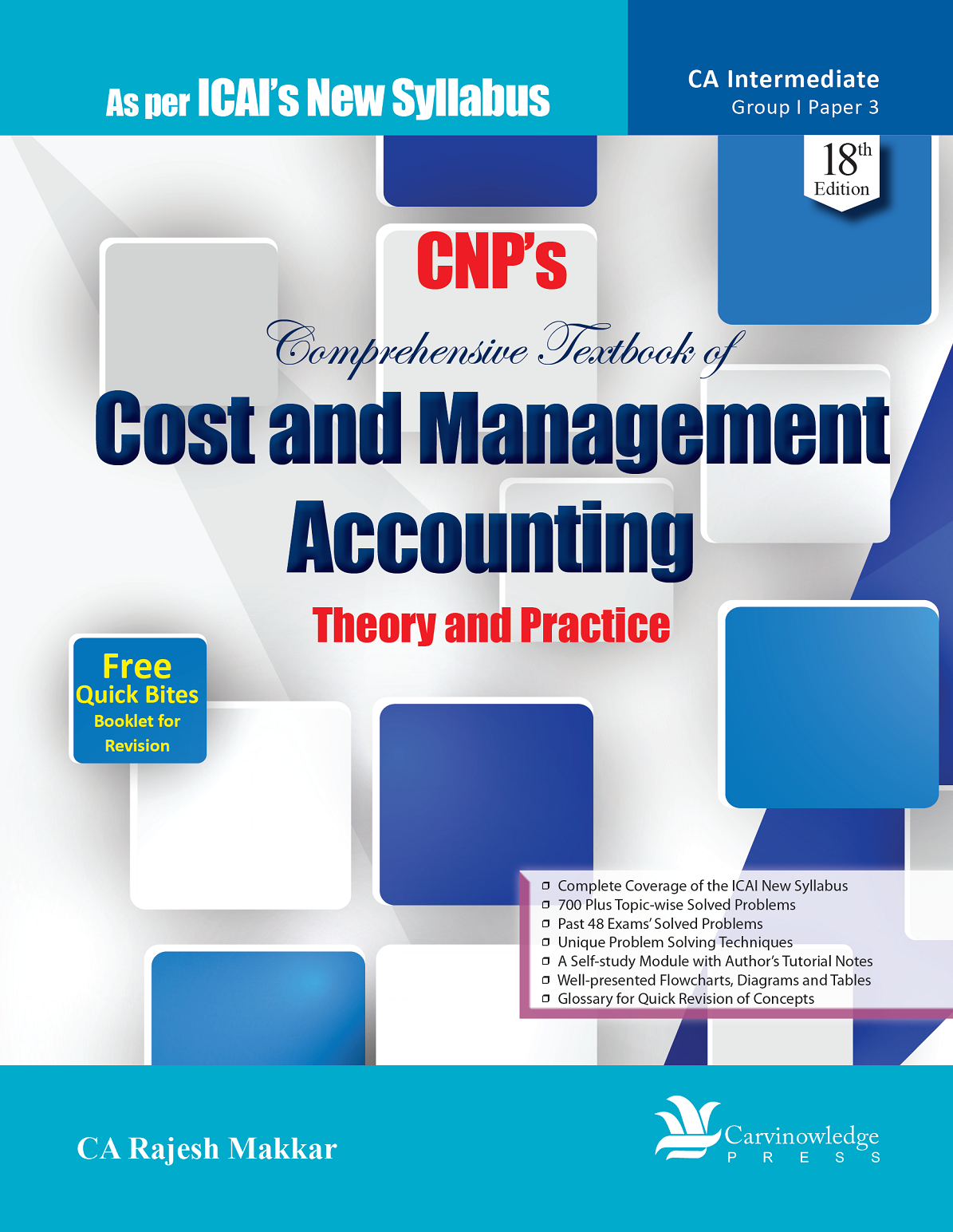  COST AND MANAGEMENT ACCOUNTING THEORY AND PRACTICE BY CA RAJESH MAKKAR