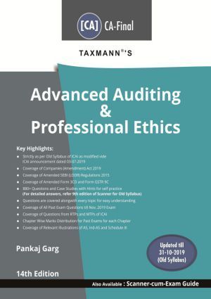 Pankaj Garg's Advanced Auditing & Professional Ethics old Syllabus May 2020 Exams