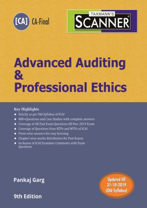 Pankaj Garg's Advanced Auditing & Professional Ethics old Syllabus May 2020 Exams