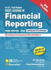 ca final financial reporting book by mp vijayakumar