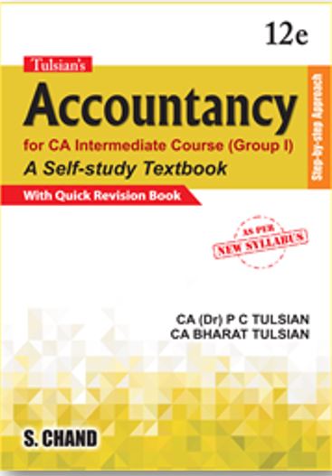 Tulsian’s Accountancy with Quick Revision Book for CA Intermediate New Syllabus By P C Tulsian ,Bharat Tulsian 
