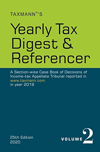 Yearly Tax Digest and Referencer Set of 2 volumes (Volume 1 - 49th Edition 2020, Volume 2 - 25th Edition 2020)By Taxmann